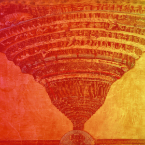 Dante Salon - St Francis, Dante and Giotto