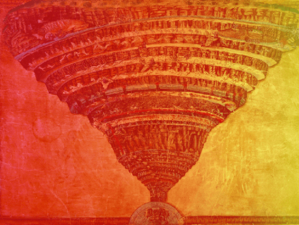 Dante Salon - St Francis, Dante and Giotto